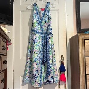 Lilly Pulitzer Wrap Dress EUC